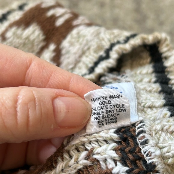 Kitestrings Hartstrings Sweater Vest Vintage Boys 4T Vintage Brown Dogs Chunky - Picture 4 of 6